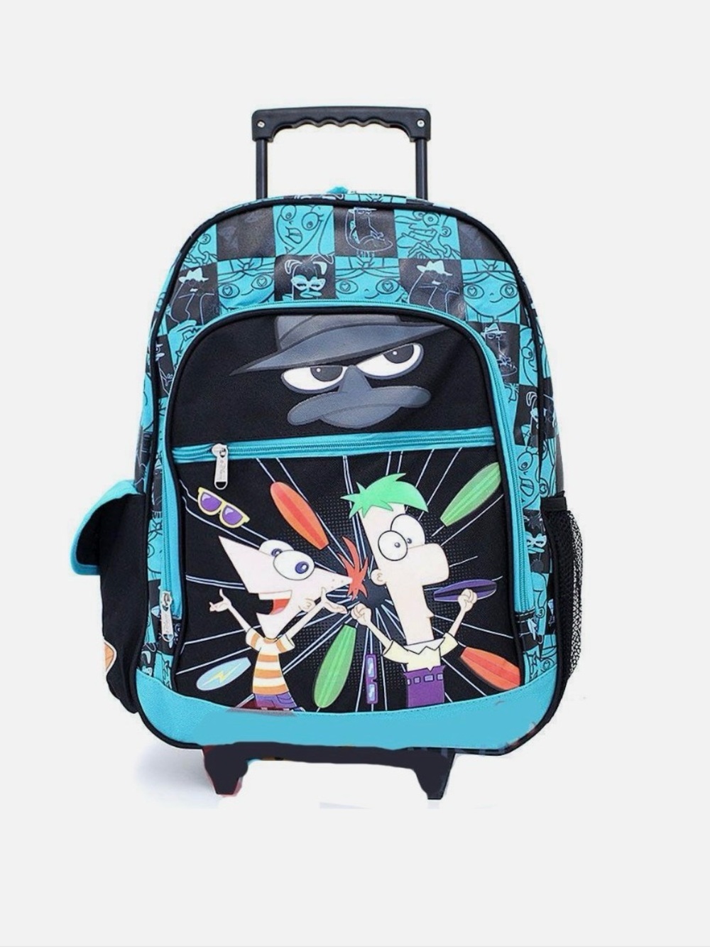 Disney-XD -Phineas and Ferb- Large Rolling Backpack 16 inch